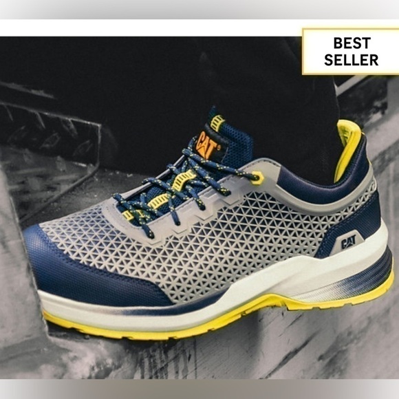 Men’s Work Shoe CAT Caterpillar Streamline 2.0 Composite Toe Men’s Size-9 NWT - Picture 7 of 11